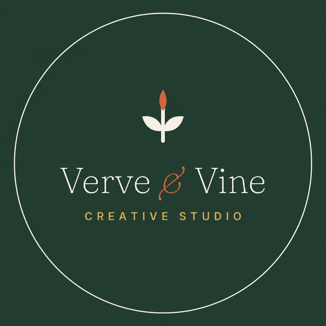 Verve & Vine Creative Studio logo